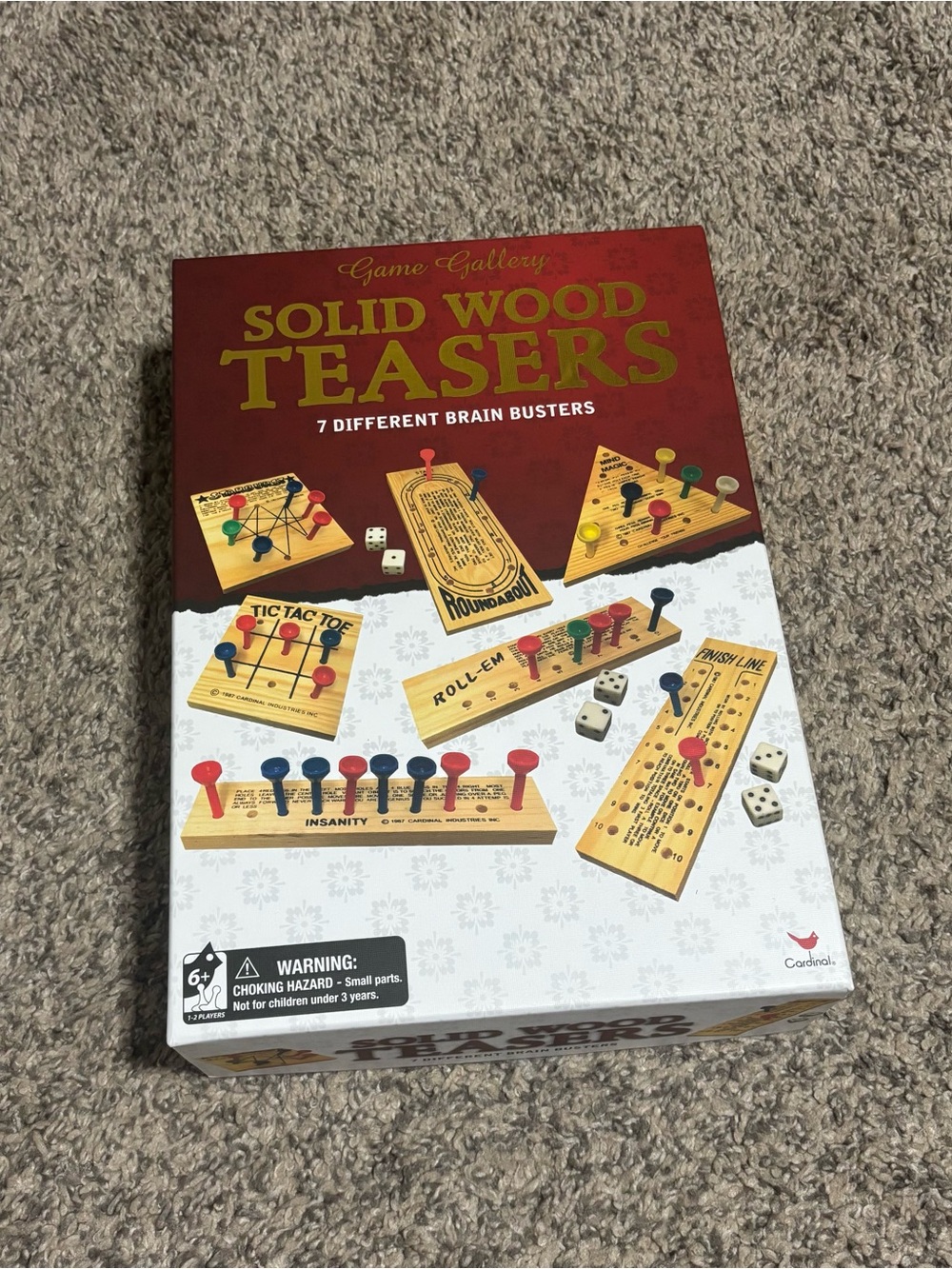 Solid Wood Teasers - 7 Different Brain Busters - NWT